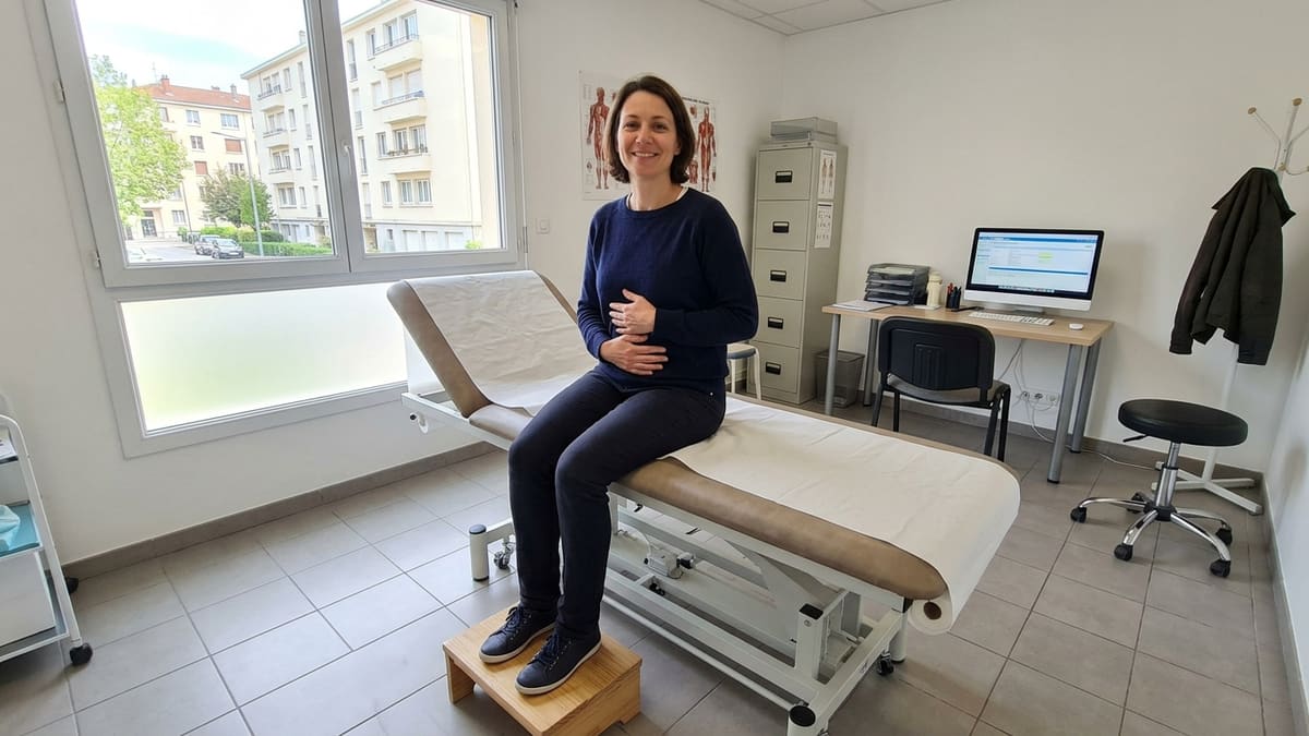 Femme apaisée après une séance d\