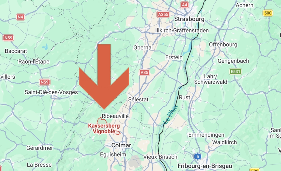 Où se trouve Kaysersberg (Alsace)