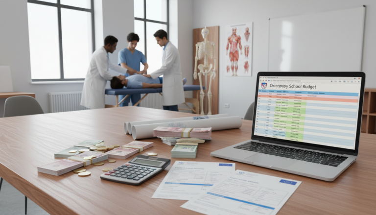 découvrez le coût moyen des études en école d'ostéopathie et préparez votre budget efficacement pour financer votre formation.